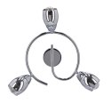 Lampa ścienna spirala 3X10W E14 LED chrom MILTON 93-61300