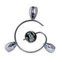 Lampa ścienna spirala 3X10W E14 LED chrom MILTON 93-61300