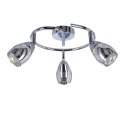 Lampa ścienna spirala 3X10W E14 LED chrom MILTON 93-61300