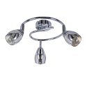 Lampa ścienna spirala 3X10W E14 LED chrom MILTON 93-61300