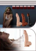 WIBRATOR 9" REAL EXTREME VIBRATING DILDO 24-0184