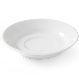 Spodek do filiżanki do kawy OPTIMA biała porcelana śr. 90mm zestaw 12szt. - Hendi 770917