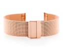 Bransoleta Pacific M6 - siatka HQ - rosegold 22mm