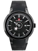 ZEGAREK MĘSKI NAVIFORCE - NF9107 (zn080a) - black/white + box