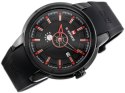 ZEGAREK MĘSKI NAVIFORCE - NF9107 (zn080b) - black/red + box