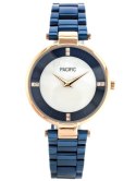 ZEGAREK DAMSKI PACIFIC X6119 - blue / rosegold (zy624c)