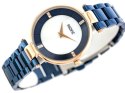 ZEGAREK DAMSKI PACIFIC X6119 - blue / rosegold (zy624c)