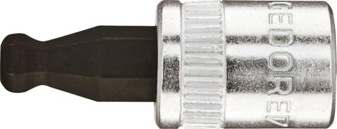 Nasadka wkretakowa 1/4" d.srub z gniaz.6-kat.z kulista glowka 5x28mm GEDORE