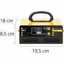 Prostownik samochodowy ładowarka akumulatorów LCD 12/24 V 15/25 A