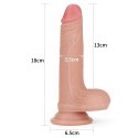 DILDO 7'' DUAL LAYERED PLATINUM SILICONE COCK 24-0226