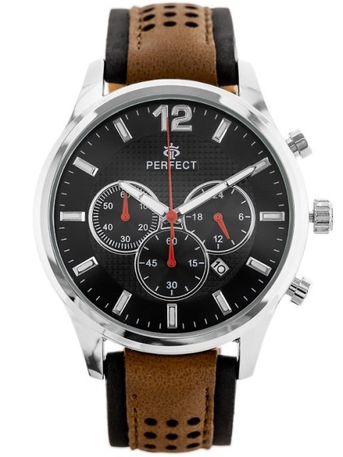 ZEGAREK MĘSKI PERFECT CH01L - CHRONOGRAF (zp354h) + BOX