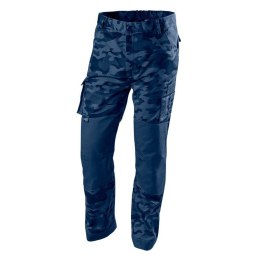 SPODNIE ROBOCZE CAMO NAVY, ROZMIAR M