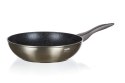 Patelnia WOK 28x7,8cm METALLIC PLATINUM