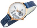 ZEGAREK DAMSKI PACIFIC X6101 - siatka - blue/rosegold (zy622b)