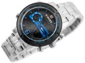 ZEGAREK MĘSKI NAVIFORCE - NF9119 (zn066b) - silver/black/blue