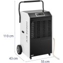 Osuszacz powietrza pochłaniacz wilgoci przemysłowy budowlany 1300 W 857 m3/h do 100 m2