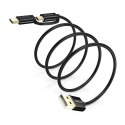 Kabel przewód USB - USB-C micro USB 1.2m 3A 2w1czarny