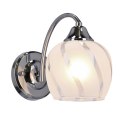 Prego lampa kinkiet chromowany E27 klosz bezbarwny 21-09449