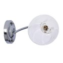 Prego lampa kinkiet chromowany E27 klosz bezbarwny 21-09449