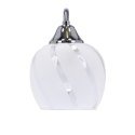 Prego lampa kinkiet chromowany E27 klosz bezbarwny 21-09449