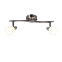 Lampa ścienna listwa 2X40W G9 mat/chrom biały SELIA 92-69986