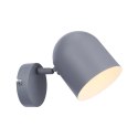 Lampa ścienna kinkiet 1X40W E27 szary mat AZURO 91-63205