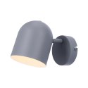 Lampa ścienna kinkiet 1X40W E27 szary mat AZURO 91-63205