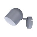 Lampa ścienna kinkiet 1X40W E27 szary mat AZURO 91-63205