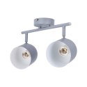 Lampa ścienna listwa 2X40W E27 szary mat AZURO 92-63212