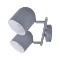 Lampa ścienna listwa 2X40W E27 szary mat AZURO 92-63212