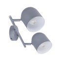 Lampa ścienna listwa 2X40W E27 szary mat AZURO 92-63212