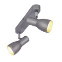 Lampa ścienna sufitowa listwa srebrna 2x40W Picardo 92-44211