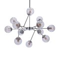 Lampa wisząca sufitowa chrom szklane klosze 12x40W Best Candellux 30-64806