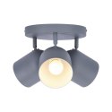 Lampa sufitowa plafon 3X40W E27 szary mat AZURO 98-63236