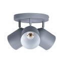 Lampa sufitowa plafon 3X40W E27 szary mat AZURO 98-63236