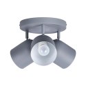 Lampa sufitowa plafon 3X40W E27 szary mat AZURO 98-63236