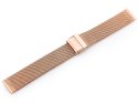 Bransoleta Pacific M6 - siatka HQ - rosegold 22mm